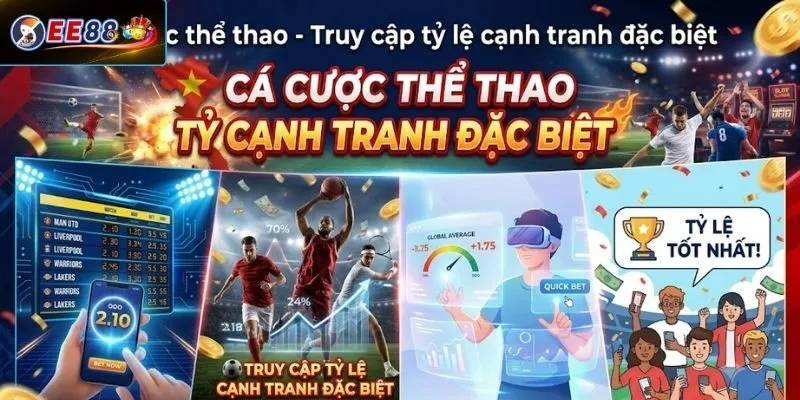 Cá cược thể thao - Truy cập tỷ lệ cạnh tranh đặc biệt