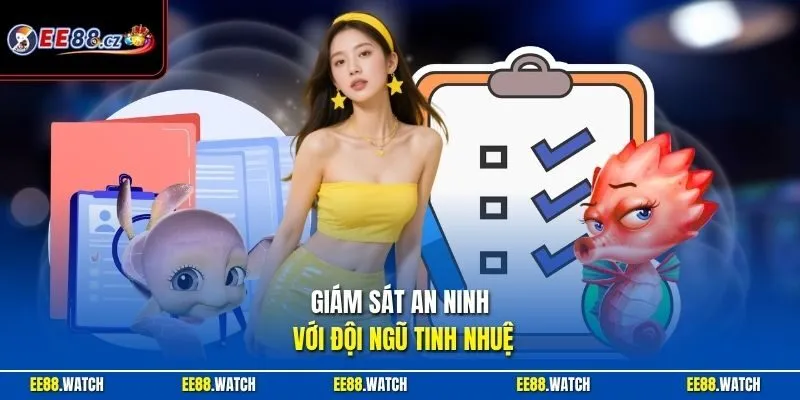 Giám sát an ninh với đội ngũ tinh nhuệ