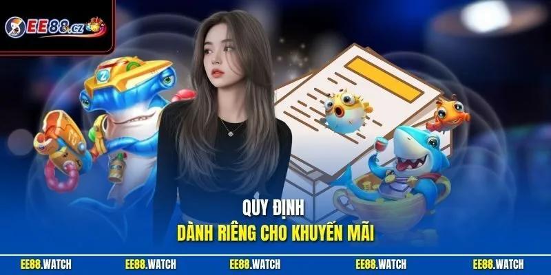 Quy định dành riêng cho khuyến mãi